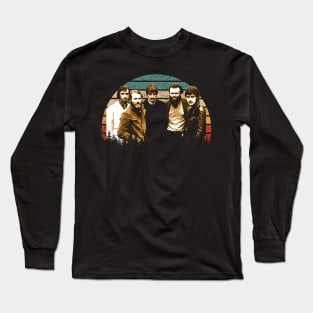 Up on Cripple Creek Vibes The Band Vintage Americana Couture Graphic Tee Long Sleeve T-Shirt